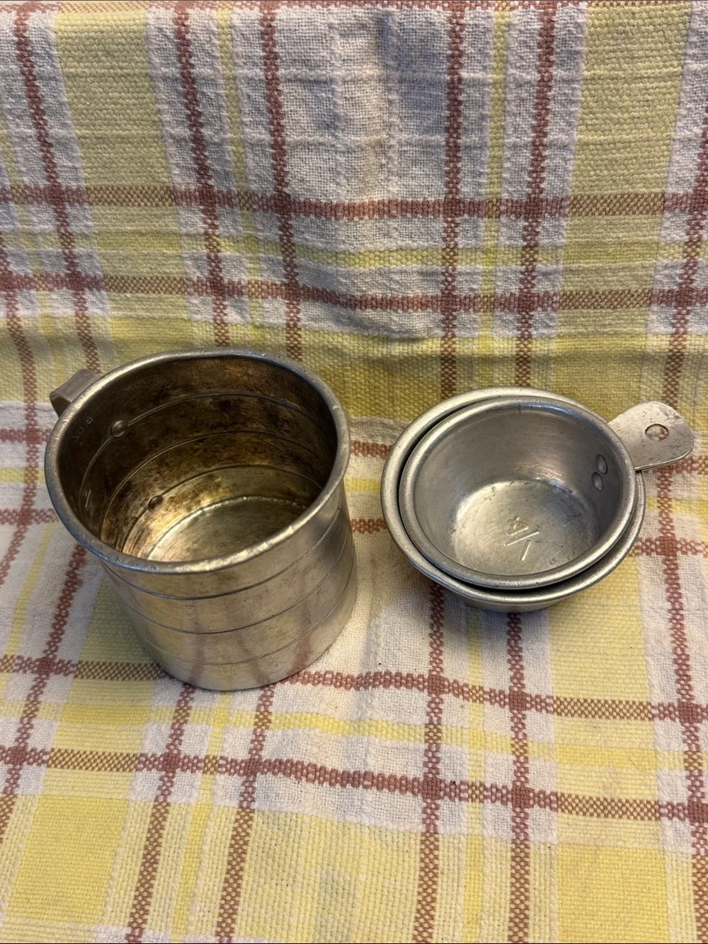 Vintage Metal Measuring Cups